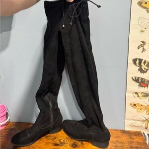 Elegant Black Over the Knee Boots